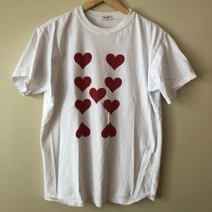 🌟Brandy Melville hearts card tee
